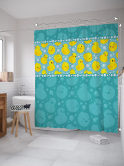 Штора для ванной с водоотталкивающей пропиткой «Утиный бассейн» - Фото 1