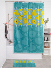 Штора для ванной с водоотталкивающей пропиткой «Утиный бассейн» - Фото 2