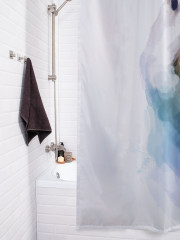 Штора для ванной с водоотталкивающей пропиткой «Утка акварелью» - Фото 3