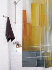 Штора для ванной с водоотталкивающей пропиткой «Цветные мазки» - Фото 3