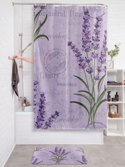 Штора для ванной с водоотталкивающей пропиткой «Цветочный винтаж» - Фото 2