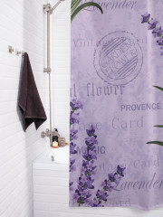 Штора для ванной с водоотталкивающей пропиткой «Цветочный винтаж» - Фото 3