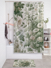 Штора для ванной с водоотталкивающей пропиткой «Цветы прованса» - Фото 2