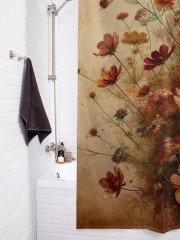 Штора для ванной с водоотталкивающей пропиткой «Цветы с поля» - Фото 3