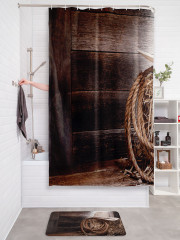 Штора для ванной с водоотталкивающей пропиткой «Шляпа ждет ковбоя» - Фото 2
