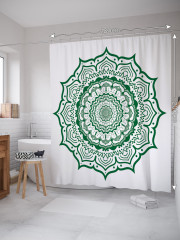 Штора для ванной с водоотталкивающей пропиткой «Этническая мандала» - Фото 1