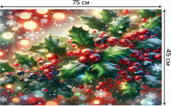 Коврик придверный «Атмосфера праздника» - Фото 1