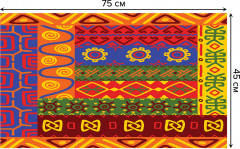 Коврик придверный «Африка в красках» - Фото 1