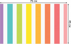 Коврик придверный «Вертикаль красок» - Фото 1