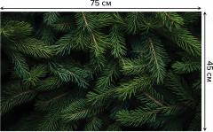 Коврик придверный «Еловый лес» - Фото 1