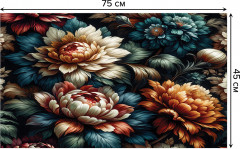 Коврик придверный «Жостовская роспись» - Фото 1