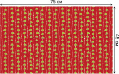 Коврик придверный «Новогодние елки» - Фото 1