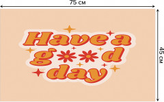 Коврик придверный «Пожелание» - Фото 1