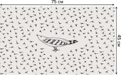 Коврик придверный «Птичка счастья» - Фото 1