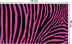 Коврик придверный «Сказочная зебра» - Фото 1