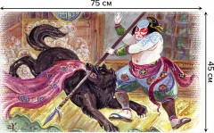 Коврик придверный «Японское искусство» - Фото 1