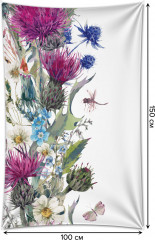 Фотопанно на стену «Акварельный чертополох» - Фото 1