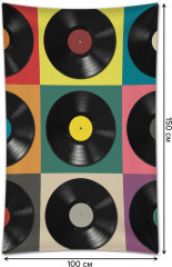 Фотопанно на стену «Виниловые пластинки» - Фото 1