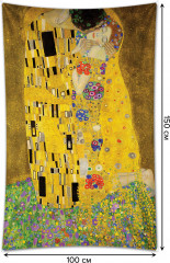 Фотопанно на стену «Густав Климт Поцелуй» - Фото 1