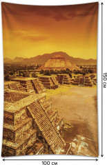 Фотопанно на стену «Пирамиды Майя на закате» - Фото 1