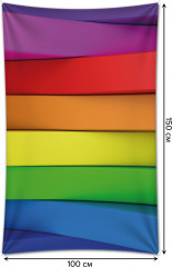 Фотопанно на стену «Радужные бруски» - Фото 1