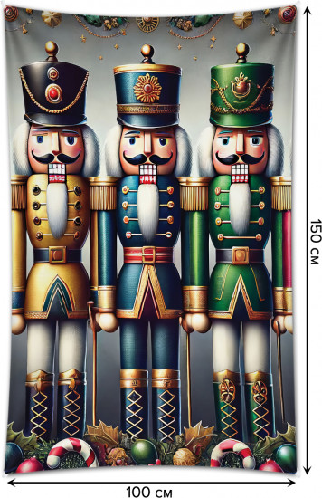 Фотопанно на стену «Солдатики в строю»