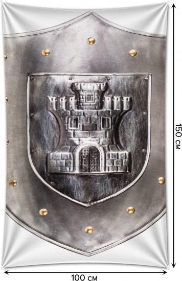 Фотопанно на стену «Средневековый рыцарский щит»