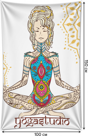 Фотопанно на стену «Студия йоги»