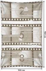 Фотопанно на стену «Цифры на пленке» - Фото 1