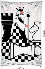 Фотопанно на стену «Шахматный король» - Фото 1