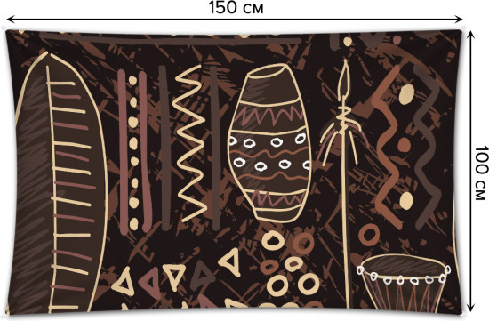 Фотопанно на стену «Африканские узоры»