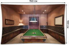 Фотопанно на стену «Бильярдная комната» - Фото 1