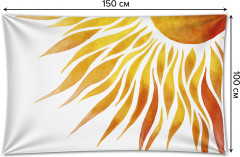 Фотопанно на стену «Лучи солнца» - Фото 1