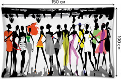 Фотопанно на стену «Модная выставка» - Фото 1