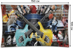 Фотопанно на стену «Музыкальное граффити» - Фото 1