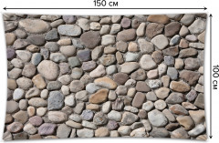Фотопанно на стену «Полотно из гальки» - Фото 1