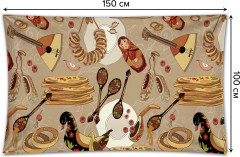 Фотопанно на стену «Праздник масленицы» - Фото 1