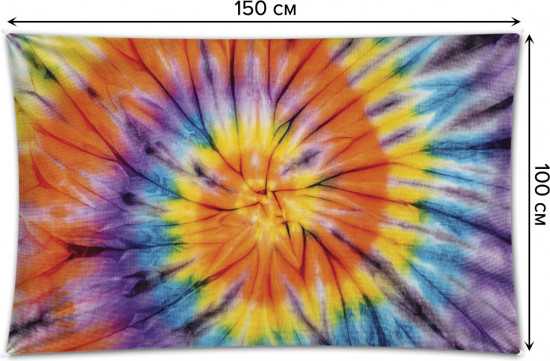 Фотопанно на стену «Радуга в цветке»