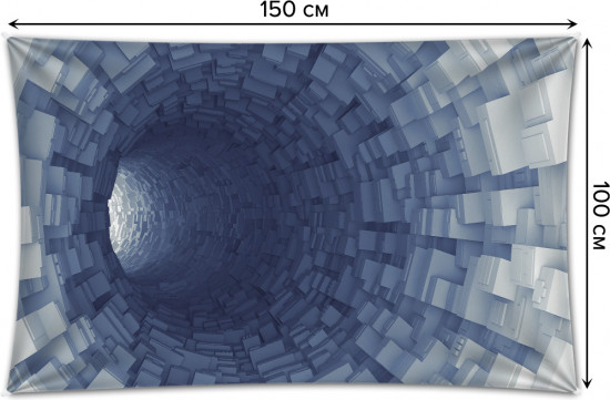 Фотопанно на стену «Рельефный тоннель»