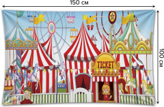 Фотопанно на стену «Цирковая касса» - Фото 1