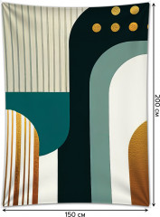 Фотопанно на стену «Красочные изгибы» - Фото 1