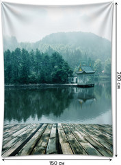 Фотопанно на стену «Туманный лес Лушань в Китае» - Фото 1