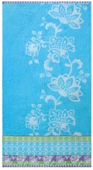 Полотенце махровое пестротканое "Fiore bianco" (Cleanelly, 70х130) - Фото 1