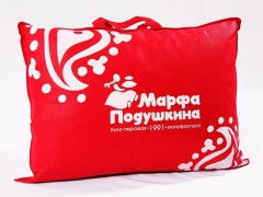 Подушка "Лебяжий пух" средняя (силиконизированное волокно, 50 см х 68 см) - Фото 1