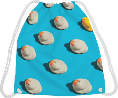 Сумка-мешок для обуви и вещей «Море уточек» - Фото 1