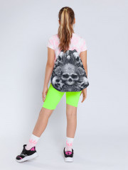 Сумка-мешок для обуви и вещей «Череп в паутинах» - Фото 2