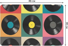Комплект плейсматов «Виниловые пластинки» - Фото 1