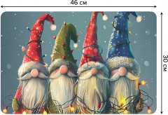 Комплект плейсматов «Гномы с гирляндой» - Фото 1