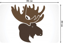 Комплект плейсматов «Лось наблюдает» - Фото 1