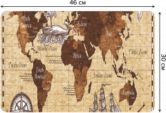 Комплект плейсматов «Старинная карта» - Фото 1